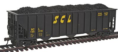 Con-Cor 19316 HO Scale Greenville 100-Ton 12-Panel 3-Bay Hopper - Ready to Run -- Seaboard System