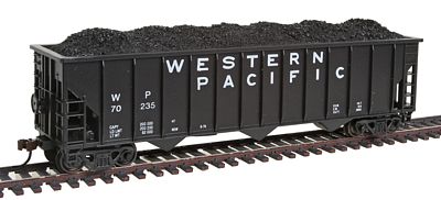 Con-Cor 19319 HO Scale Greenville 100-Ton 12-Panel 3-Bay Hopper - Ready to Run -- Western Pacific