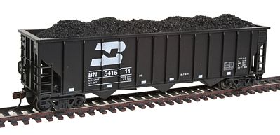 Con-Cor 19326 HO Scale Greenville 100-Ton 12-Panel 3-Bay Hopper - Ready to Run -- Bulrington Northern #2