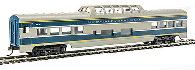 Con-Cor 194018 HO Scale 72' Smooth-Side Dome - Ready to Run -- Missouri Pacific (gray, blue, silver)