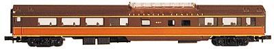 Con-Cor 19406 HO Scale 72' Smooth-Side Dome - Ready to Run -- Illinois Central (brown, orange)