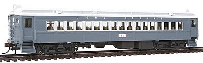 Con-Cor 194519 HO Scale Electric Powered mP54 MU Coach, No Pantograph - Standard DC -- Long Island Rail Road (gray)