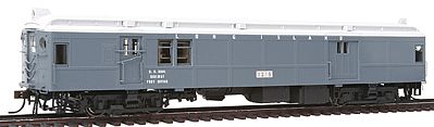 Con-Cor 194529 HO Scale Electric Powered mP54 MU Baggage-Mail, No Pantograph - Standard DC -- Long Island Rail Road (gray)