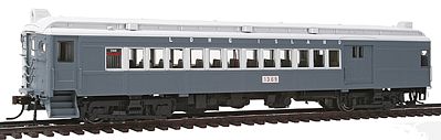 Con-Cor 194551 HO Scale Electric Powered mP54 MU Combine, No Pantograph - Standard DC -- Long Island Rail Road (gray)