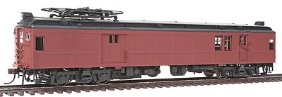 Con-Cor 194574 HO Scale Electric Non-Powered mP54 MU Baggage-Mail w/Pantograph - Ready to Run -- Painted, Unlettered (Post War Scheme, Tuscan, black)