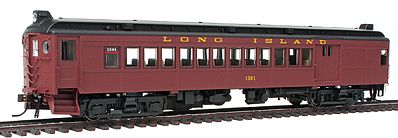 Con-Cor 194602 HO Scale mP54 MU Combine, No Pantograph - Unpowered -- Long Island Rail Road (Tuscan)
