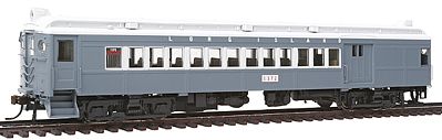 Con-Cor 194604 HO Scale Electric Non-Powered mP54 MU Combine, No Pantograph - Ready to Run -- Long Island Rail Road (gray)