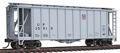 Con-Cor 197003 HO Scale GATX Airslide Covered Hopper 2-Pack Assembled -- Union Pacific