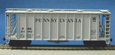 Con-Cor 197051 HO Scale GATX Airslide Covered Hopper Assembled -- Pennsylvania