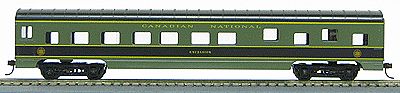 Con-Cor 198011 HO Scale 72' Smooth-Side Sleeper - Ready to Run -- Canadian National