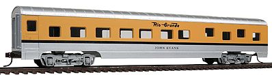 Con-Cor 19801 HO Scale 72' Smooth-Side Sleeper - Ready to Run -- Rio Grande "Ski Train"