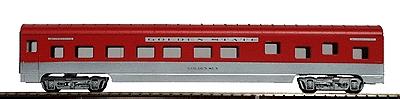 Con-Cor 198020 HO Scale 72' Smooth-Side Sleeper - Ready to Run -- Southern Pacific "Golden State" (red, silver)
