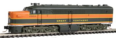 Con-Cor 202004 N Scale Diesel ALCO PA-1 A Unit Powered -- Great Northern ("Empire Builder")