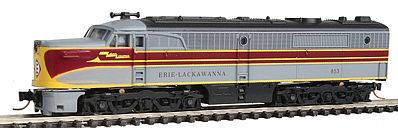 Con-Cor 202021 N Scale Diesel ALCO PA-1 A Unit Powered -- Erie-Lackawanna