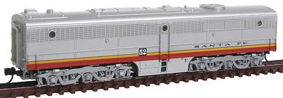 Con-Cor 202042 N Scale Diesel ALCO PB-1 Cabless B Unit Dummy -- Santa Fe (Passenger "Warbonnet")
