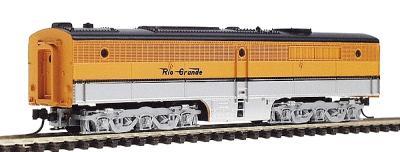 Con-Cor 202062 N Scale Diesel ALCO PB-1 Cabless B Unit Dummy -- Denver & Rio Grande Western