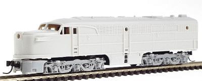 Con-Cor 202101 N Scale Diesel ALCO PA-1 A Unit Dummy w/Light -- Undecorated