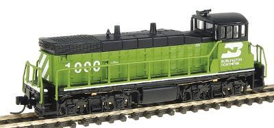 Con-Cor 2315 N Scale EMD MP15 - Standard DC -- Burlington Nothern #1000 (green/black w/white)