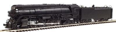 Con-Cor 3875 N Scale Steam GS-4 4-8-4 "Wartime Version" Powered -- Undecorated