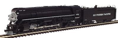 Con-Cor 3877 N Scale Steam GS-4 4-8-4 "Wartime Version" Powered -- Southern Pacific #4435