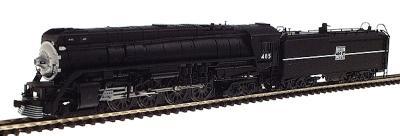 Con-Cor 3880 N Scale Steam GS-4 4-8-4 "Wartime Version" Powered -- Western Pacific #485