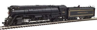 Con-Cor 3883 N Scale Steam 4-8-4 w/Coal Bunker Tender w/PRR Version Top Mounted Headlight -- Pennsylvania #8752