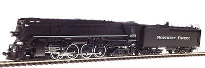 Con-Cor 3892 N Scale Steam 4-8-4 w/Coal Bunker Tender w/Center Mounted Headlight & Top Bell -- Northern Pacific #2655