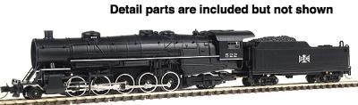 Con-Cor 3904 N Scale USRA Heavy 2-10-2 - Standard DC -- Bessemer & Lake Erie #1