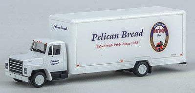 Con-Cor 4001090 HO Scale Box Van - Assembled -- Pelican Bread