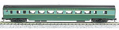 Con-Cor 40031 N Scale 85' Smooth-Side Coach - Ready to Run w/Micro-Trains(R) Couplers -- Southern Railway (Crescent)