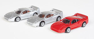 Con-Cor 4004005 HO Scale Ferrari F-40 3-Pack - Assembled