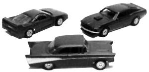 Con-Cor 4005 HO Scale Automobile Ferrari -- F40 Mini Exact pkg(3)