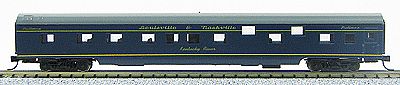Con-Cor 40104 N Scale 85' Smooth-Side Sleeper - Ready to Run w/Micro-Train(R) Couplers -- Louisville & Nashville