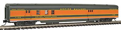 Con-Cor 40124 N Scale 85' Smooth-Side Railway Post Office - Ready to Run w/Micro-Trains(R) Couplers -- Great Northern "Empire Builder"
