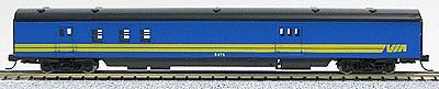 Con-Cor 40145 N Scale 85' Smooth-Side Railway Post Office - Ready to Run w/Micro-Trains(R) Couplers -- Via Rail Canada