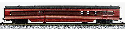 Con-Cor 40158 N Scale 85' Smooth-Side Railway Post Office - Ready to Run w/Micro-Trains(R) Couplers -- Pennsylvania Railroad (Loewy Fleet of Modernism, red, tuscan)