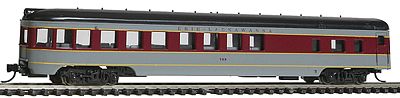Con-Cor 40180 N Scale 85' Smooth-Side Observation - Ready to Run w/Micro-Trains(R) Couplers -- Erie-Lackawanna