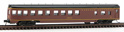 Con-Cor 40194 N Scale 85' Smooth-Side Observation - Ready to Run w/Micro-Trains(R) Couplers -- Norfolk Southern