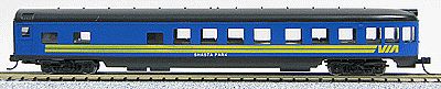 Con-Cor 40195 N Scale 85' Smooth-Side Observation - Ready to Run w/Micro-Trains(R) Couplers -- Via Rail