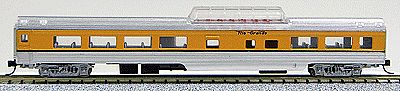 Con-Cor 40233 N Scale 85' Smooth-Side Mid-Train Dome - Ready to Run w/Micro-Trains(R) Couplers -- Denver & Rio Grande Western