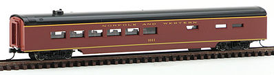 Con-Cor 40272 N Scale 85' Smooth-Side Diner - Ready to Run w/Micro-Trains(R) Couplers -- Norfolk & Western