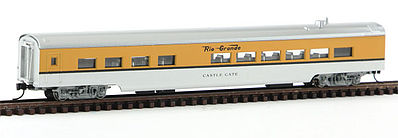 Con-Cor 40283 N Scale 85' Smooth-Side Diner - Ready to Run w/Micro-Trains(R) Couplers -- Denver & Rio Grande Western