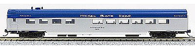 Con-Cor 40293 N Scale 85' Smooth-Side Diner - Ready to Run w/Micro-Trains(R) Couplers -- Nickel Plate Road