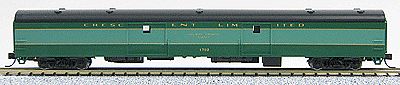 Con-Cor 40331 N Scale 85' Smooth-Side Full Baggage - Ready to Run w/Micro-Trains(R) Couplers -- Southern Railway (Crescent)