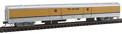 Con-Cor 40333 N Scale 85' Smooth-Side Full Baggage - Ready to Run w/Micro-Trains(R) Couplers -- Denver & Rio Grande Western