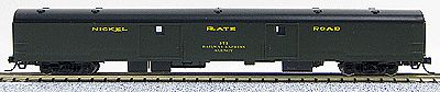 Con-Cor 40343 N Scale 85' Smooth-Side Full Baggage - Ready to Run w/Micro-Trains(R) Couplers -- Nickel Plate Road