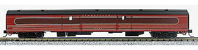 Con-Cor 40359 N Scale 85' Smooth-Side Full Baggage - Ready to Run w/Micro-Trains(R) Couplers -- Wabash (blue, gray)