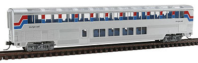 Con-Cor 40661 N Scale 85' Superliner Lounge/Cafe Car -- Amtrak Phase II