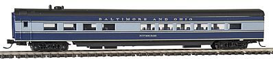 Con-Cor 407123 N Scale 85' Diner -- Baltimore & Ohio