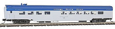 Con-Cor 407126 N Scale 85' Smooth Side Diner -- Nickel Plate Road